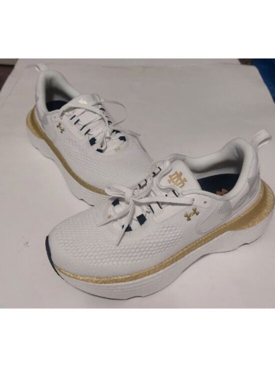 Under Armour Infinite Elite 2 Sneakers Notre Dame Fighting Irish Mens 8 White UA main image 9